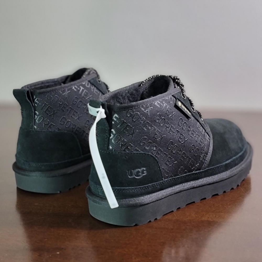 UGG Black Waterproof GORE-TEX Ankle Boots - Picture 7 of 14